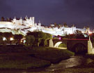 НОЧНОЙ ГОРОД - Средневековая крепость Сarcassonne. Франция
