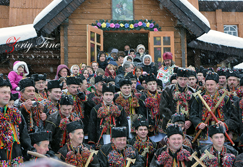 Перед благословінням на коляду