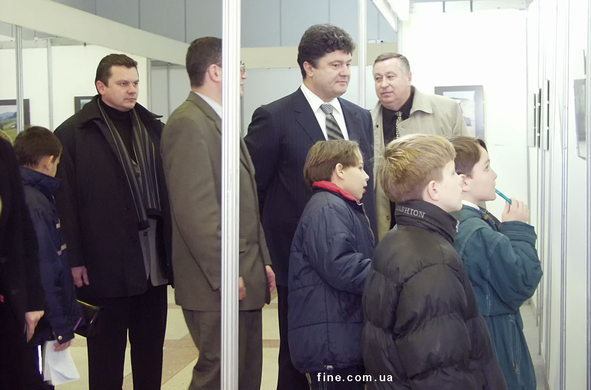 петр Порошенко на фотовыставке Винница Торгово-Промышленная палата